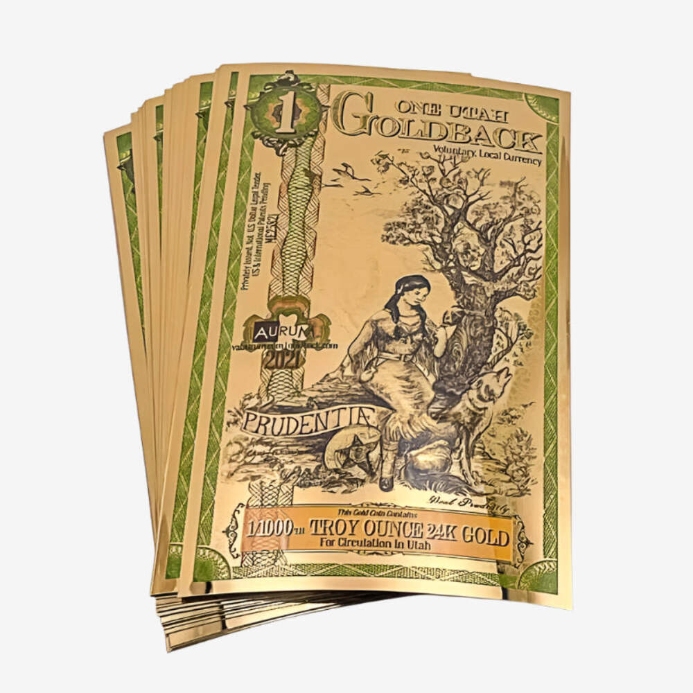 UTAH Goldback 24k Gold Notes – 1 Note Aurum Pack | 20 Bills