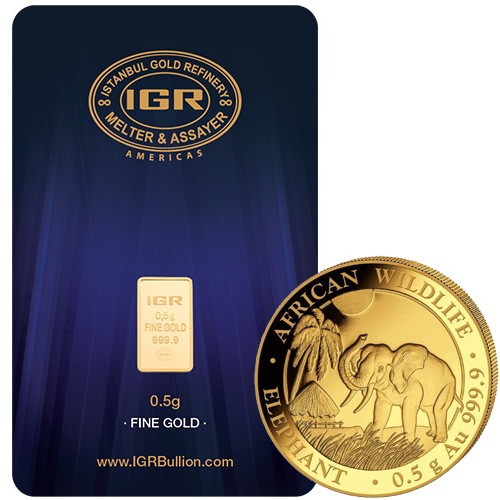 1/2 Gram Gold (Varied Condition, Any Mint, Various Forms)