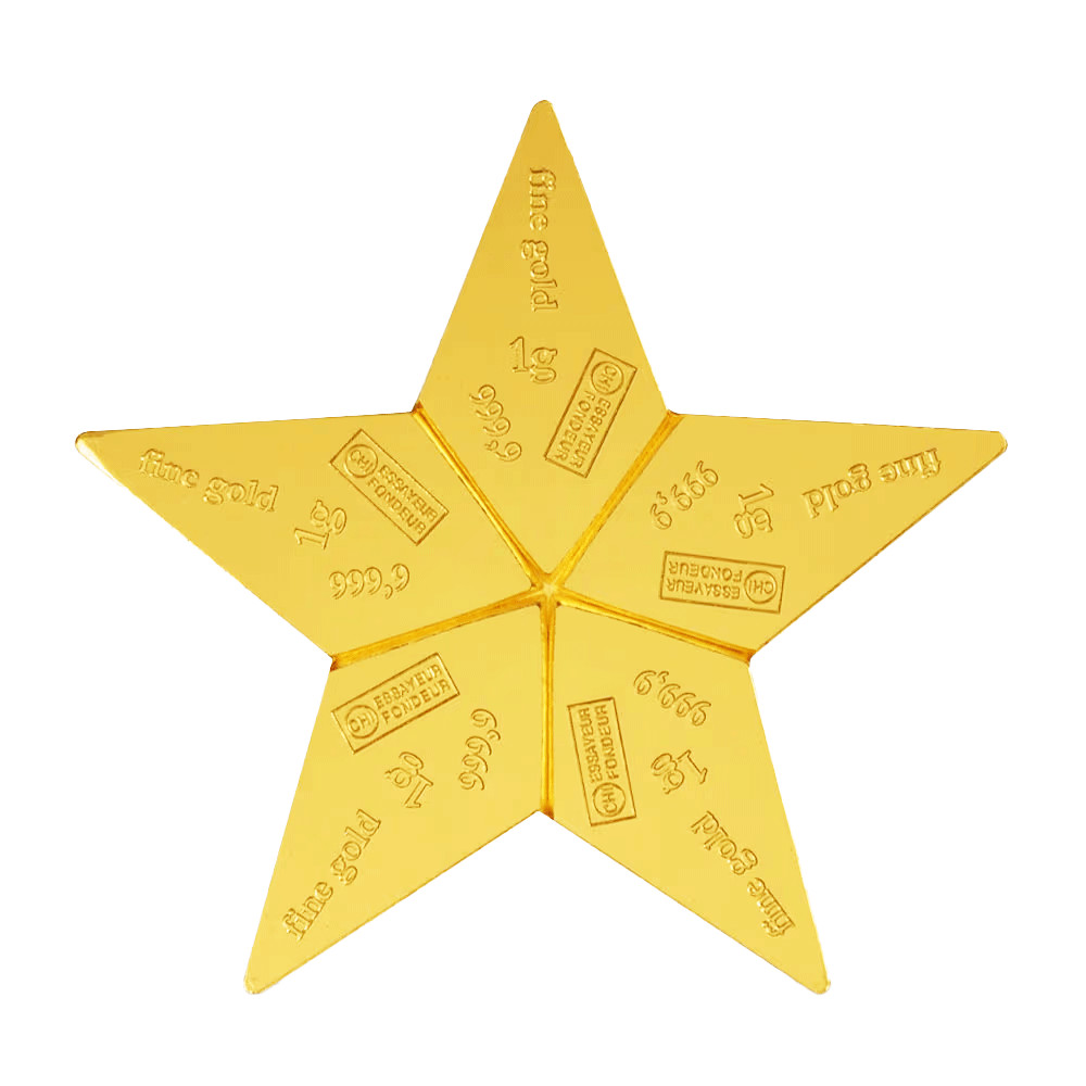 5-g Valcambi Combi Star Bar (5 x 1 g)