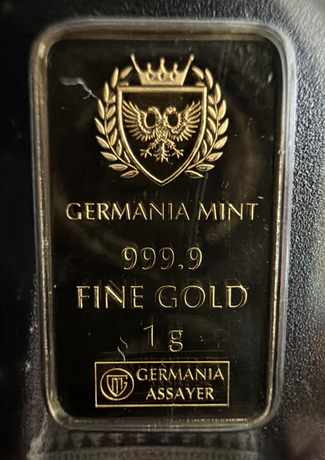 250 YEARS OF AMERICAN INDEPENDENCE – 1g Gold Bar by Germania Mint – LIMITED 2500