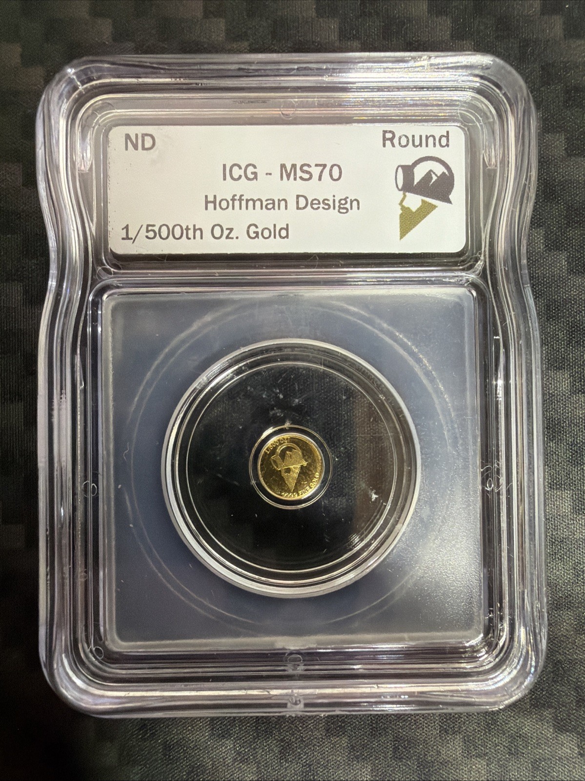 Icy – Ms70 Hoffman Design 1/500th Oz Gold Round (signed Edition)