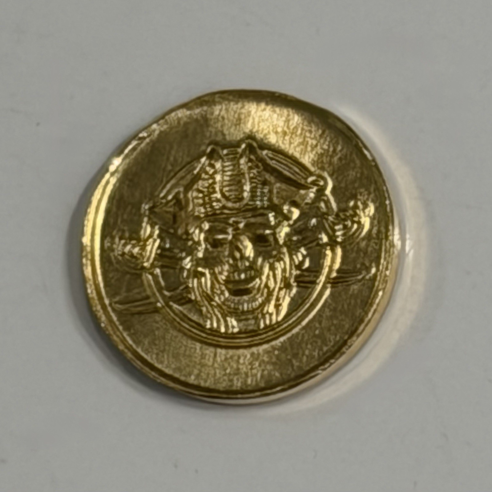 2026 Haleybug Mint 1 Gram 999 Fine Gold Pirate Round 1000 Minted Peace Love & HB