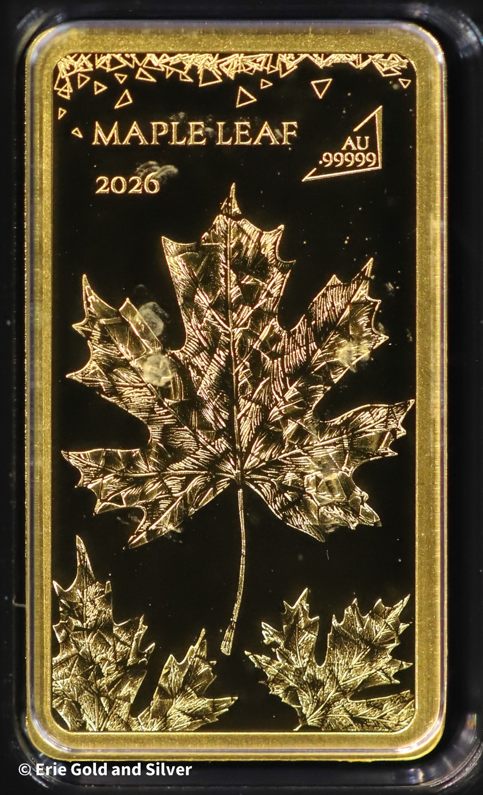 Solomon Islands Maple Leaf Proof 1/100th oz Gold Bar