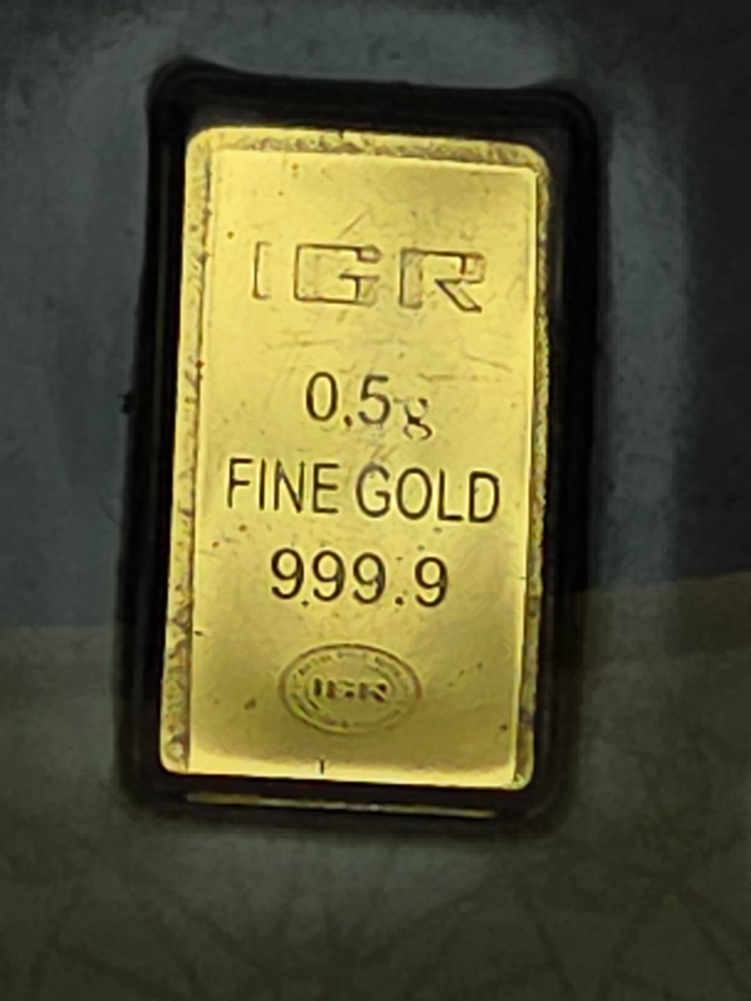 1/2 gram Gold Bar IGR – 0.5 GRAM Sealed in Assay .9999 Fine #681