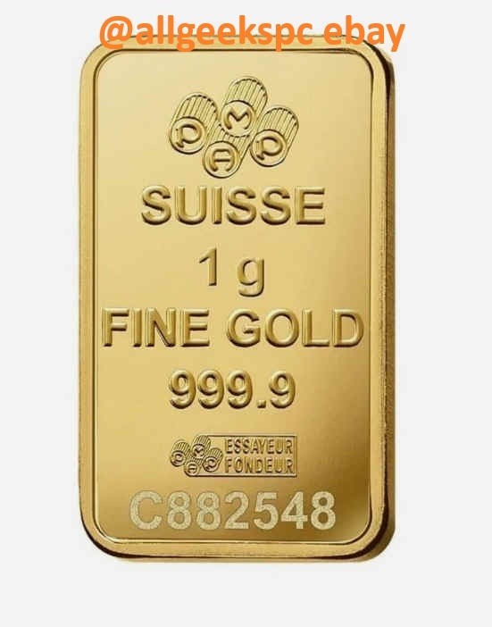 🔥1 GRAM PAMP SUISSE GOLD ROSE .999 FINE WITH ASSAY CARD COA CERTIFICATE🔥