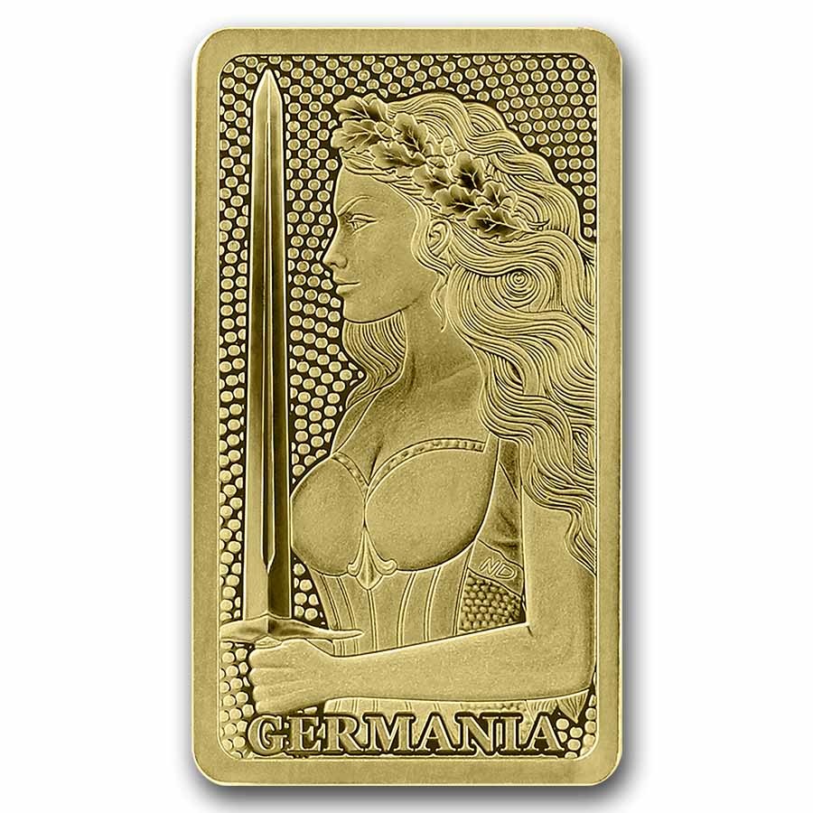 1/200 oz Gold Bar – Germania Mint (In Capsule)