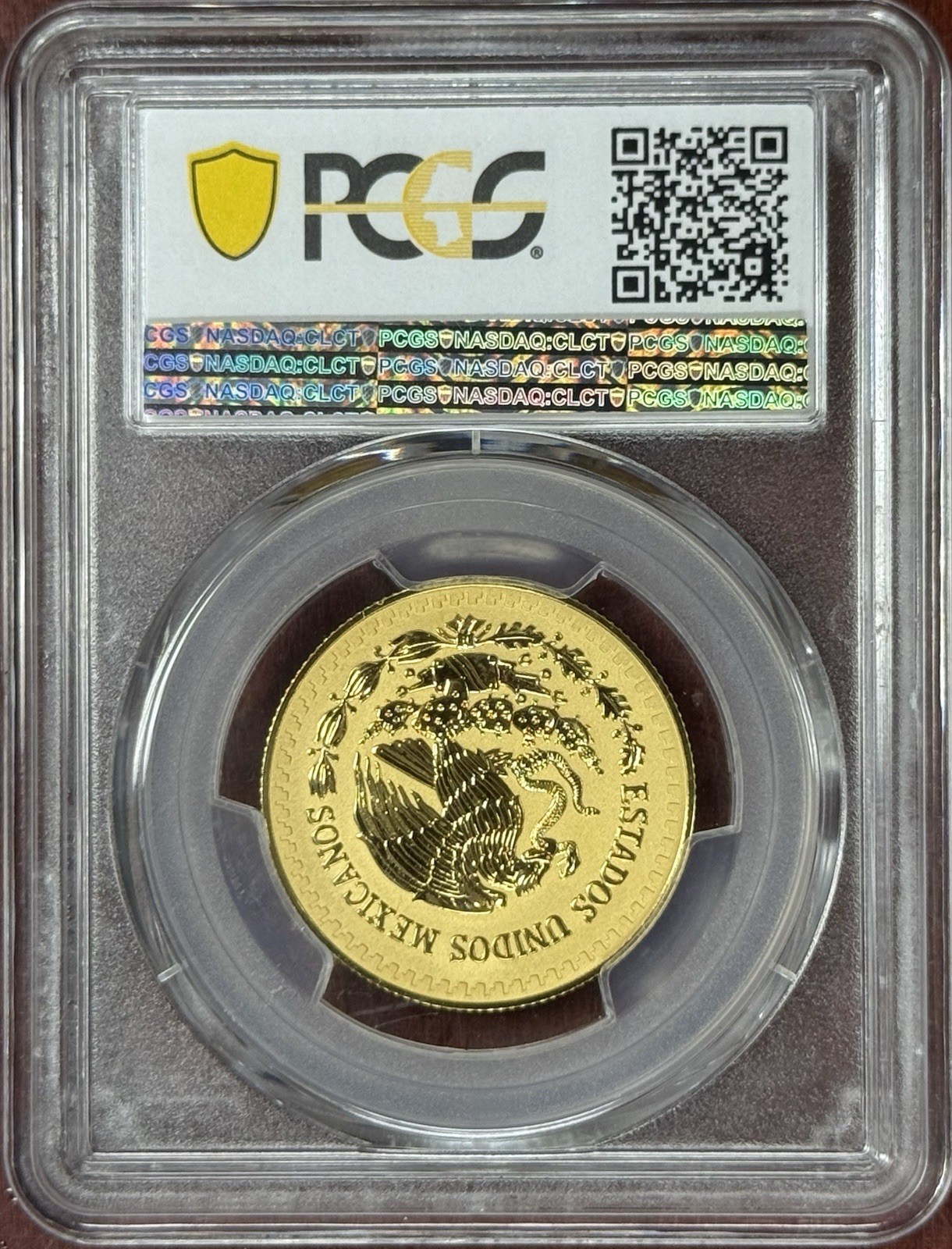 Libertad Mexico-Mo 2018 1/2 OZ Reverse Proof .999 Gold PCGS PR69 GEM Low Mintage