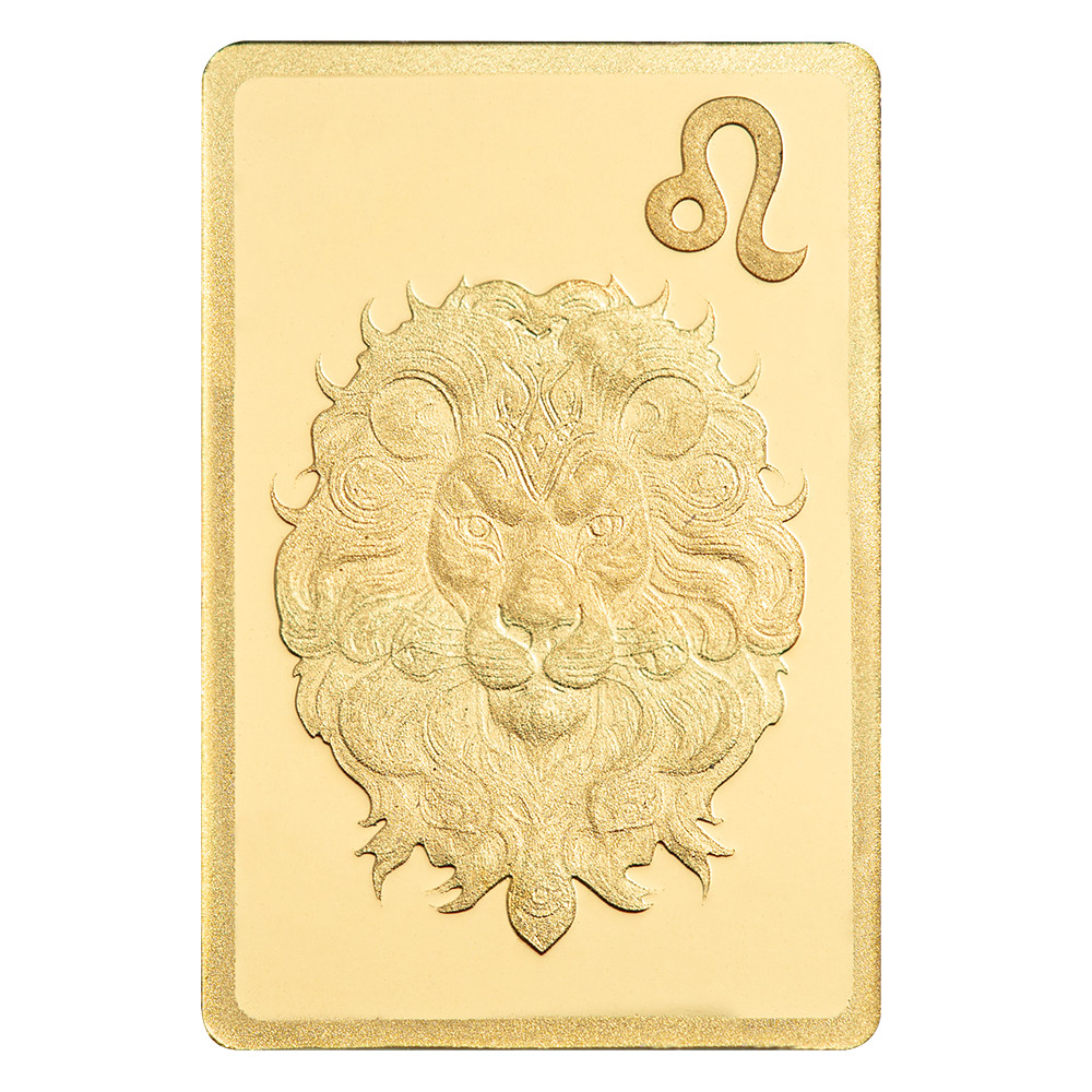 Pamp Suisse Zodiacs 0.5g Gold Bar in Assay Card – Leo