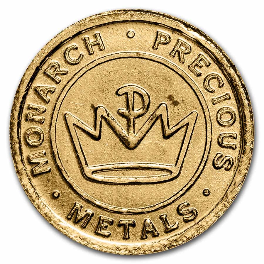 1/2 gram Gold Round – Four Leaf Clover