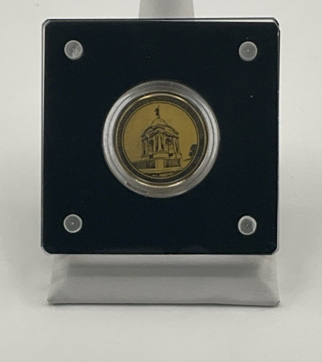 1/500 OZ .999 GOLD AMERICAN MINT CIVIL WAR PENNSYLVANIA MEMORIAL GETTYSBURG