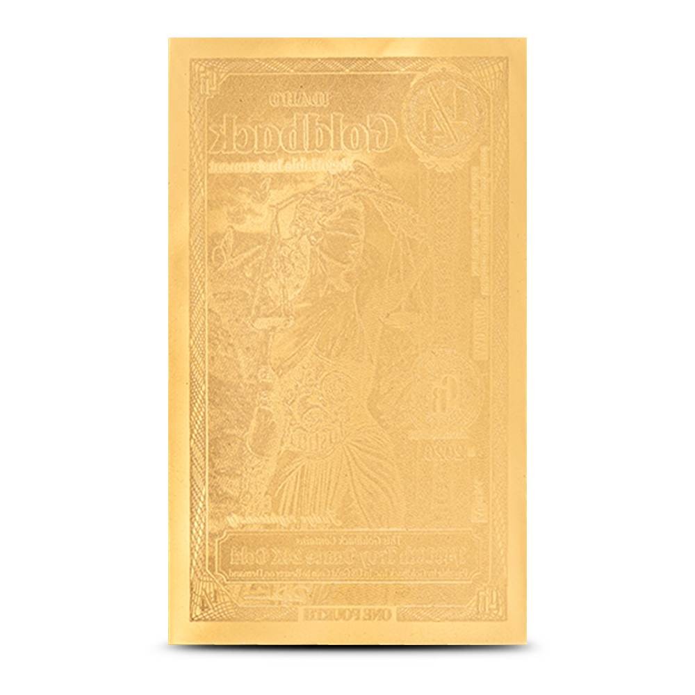 1/4 Idaho Goldback Gold Note (100 Pack, New)