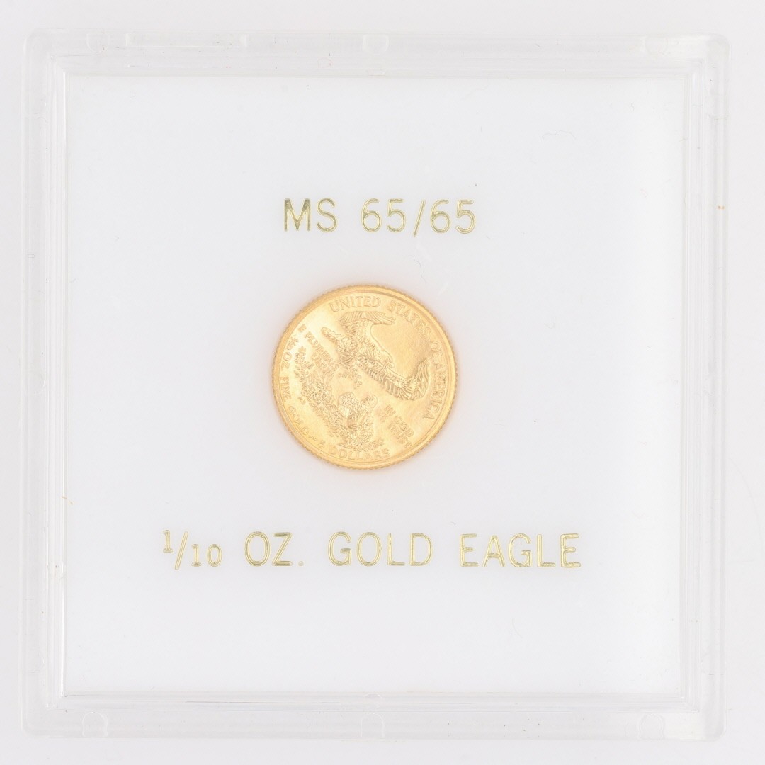 2 – $5 American Gold Eagle 1/10 oz .999 Fine Gold Bullion U.S. Mint
