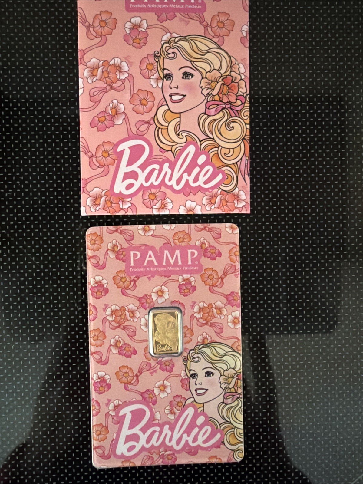PAMP Suisse Barbie™ 1 Gram .9999 Fine Gold Bar – 5,000 Mintage (With Assay)