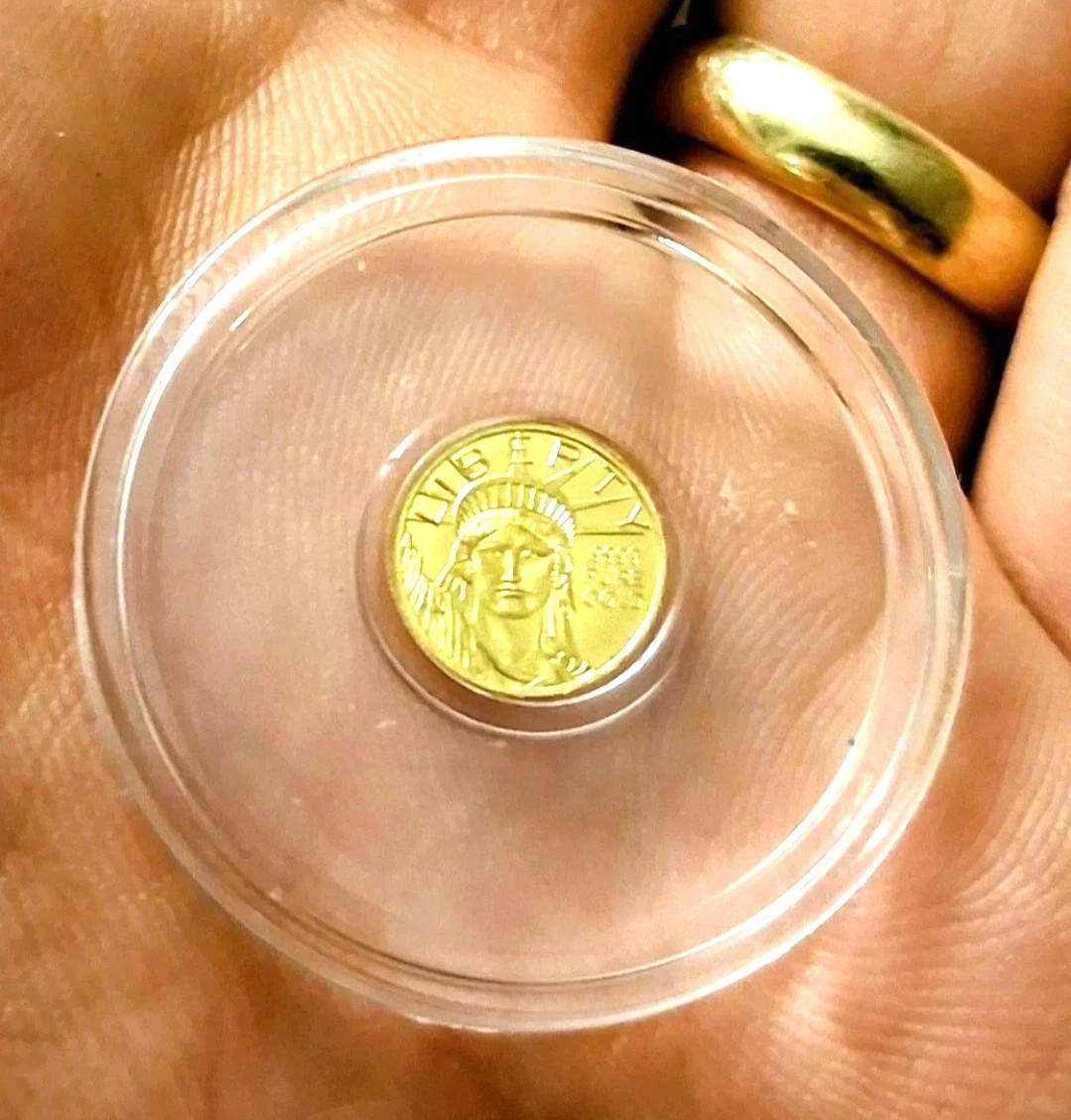 24k Pure Gold American Liberty Eagle Coin .9999 Fine Gold Round