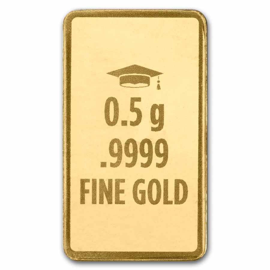 1/2 gram Gold Bar – 2025 Graduation (Cap Toss In TEP)