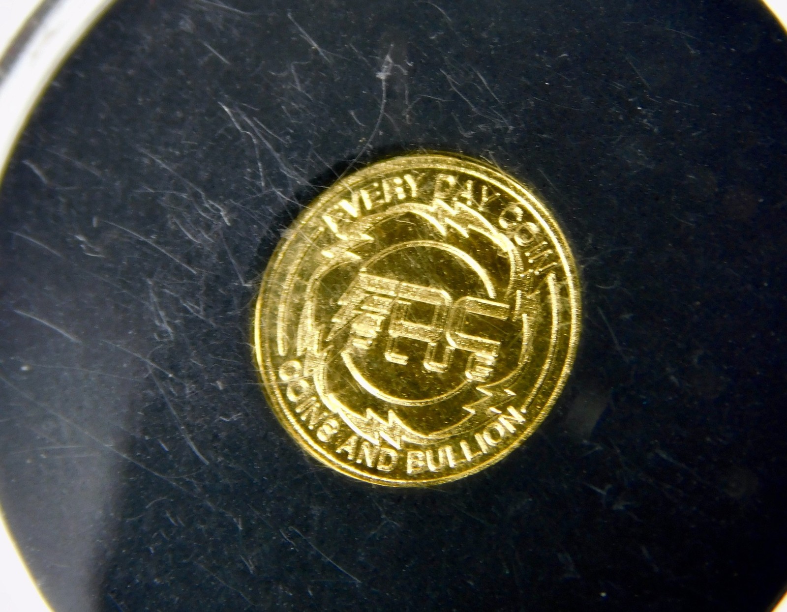 EDC Plug On Whatnot 1/4 Gram 24k .9999 Fine Gold Round Coin A