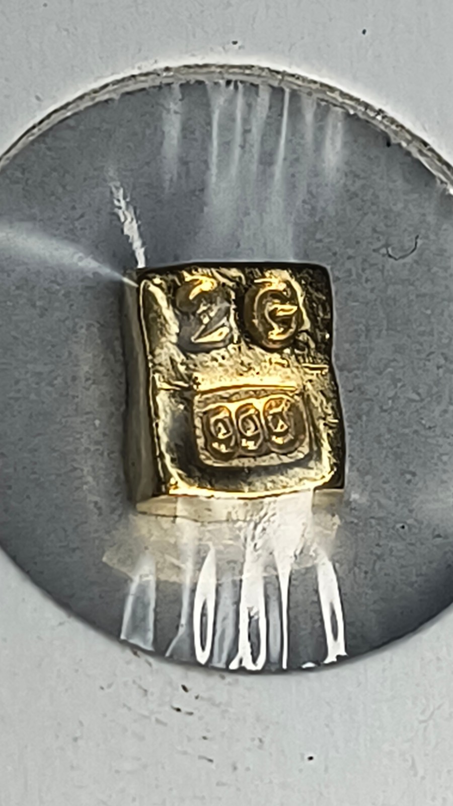 2 Gram Gold Cast Bar 999.9 UK Made Fine Bullion Pure 24ct Gold AU Poured Nugget