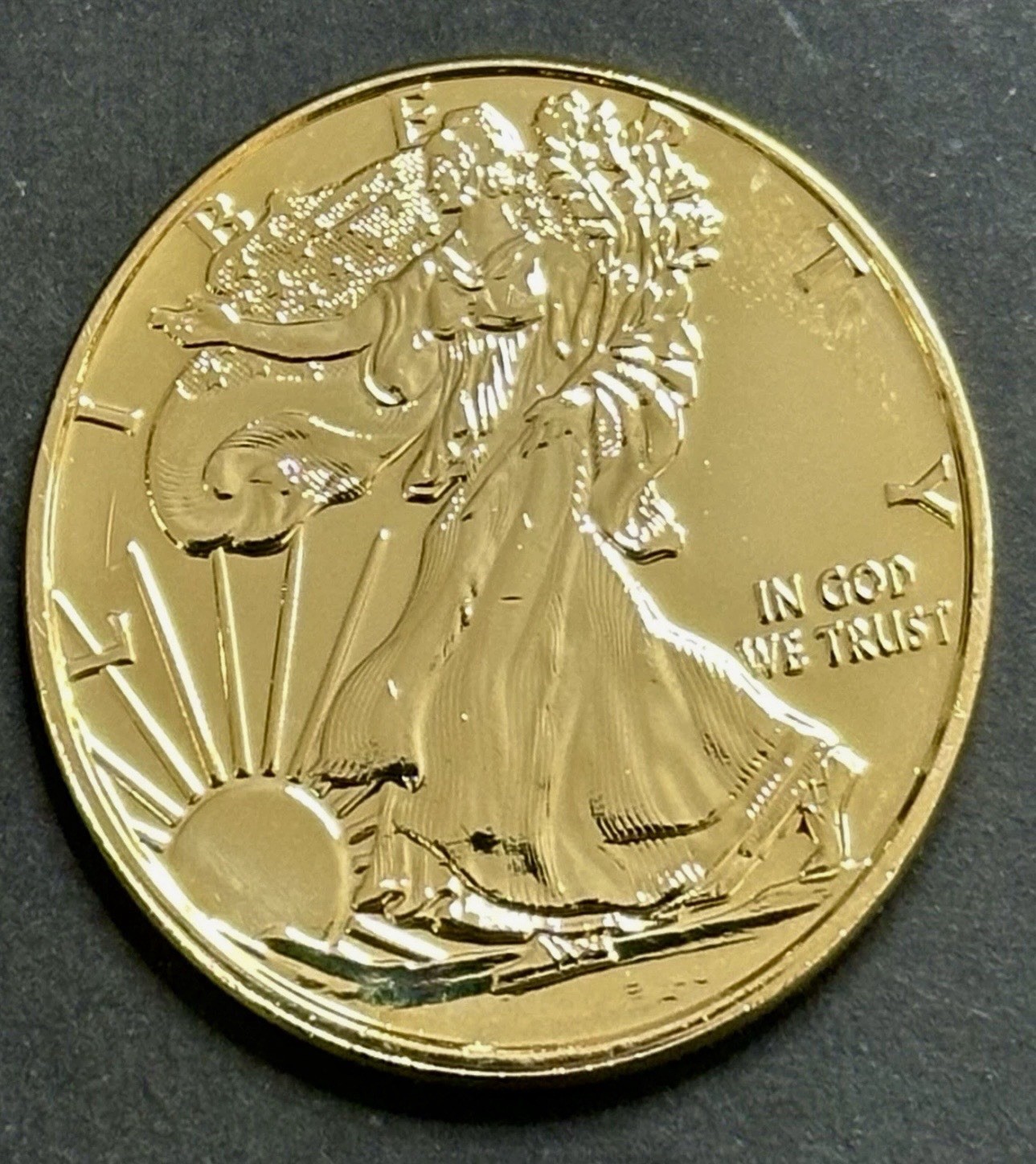1 oz PureCopper Round. Walking Liberty American Eagle 🦅