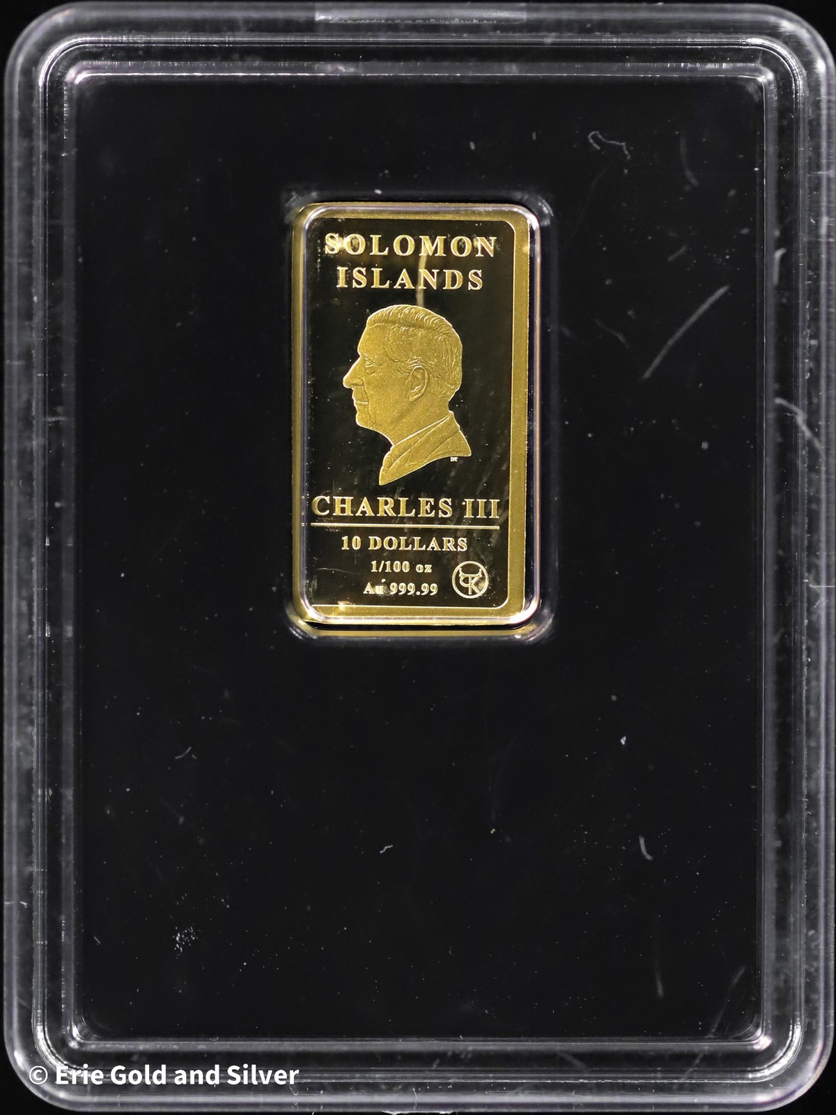 Solomon Islands Eagle Proof 1/100th oz Gold Bar