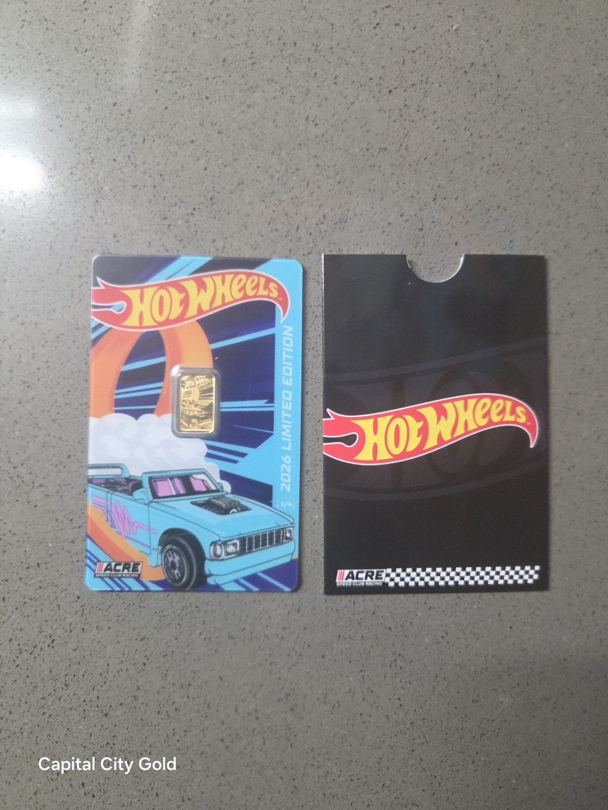 PAMP/ACRE 1 Gram Hotwheel Gold Bar – NEW RELEASE