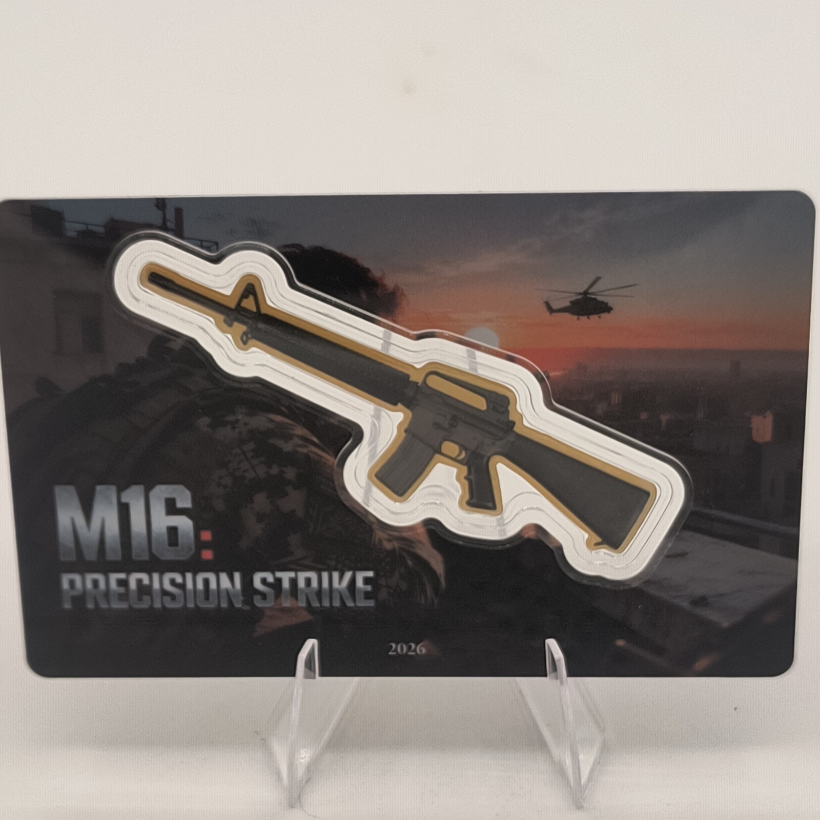 2026 M16-Shaped .9999 Gold Bar 1/1000 oz