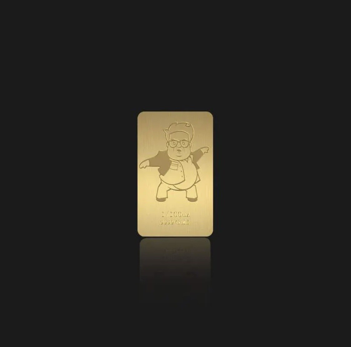The CHIVE | NOVEMBER GOLDEN FARLEY GAME PIECE | 1/100th Oz Gold Bar | SOLD OUT