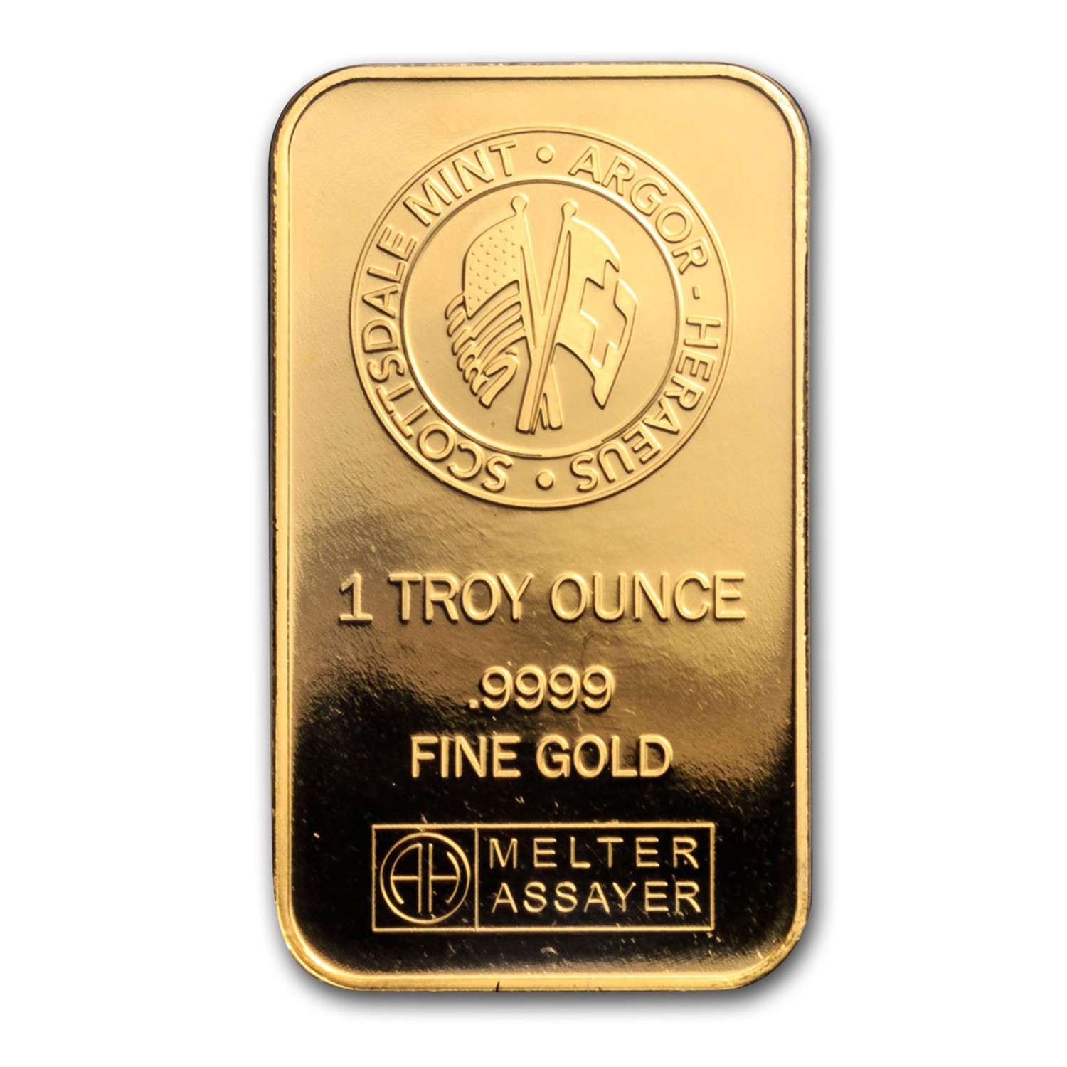 1 oz Gold Bar – Scottsdale Year of the Dog Certi-Lock®(In Assay)