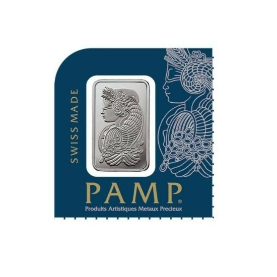 1g .995 fine PAMP Platinum Bullion Bar. Solid pure platinum for investment/gift