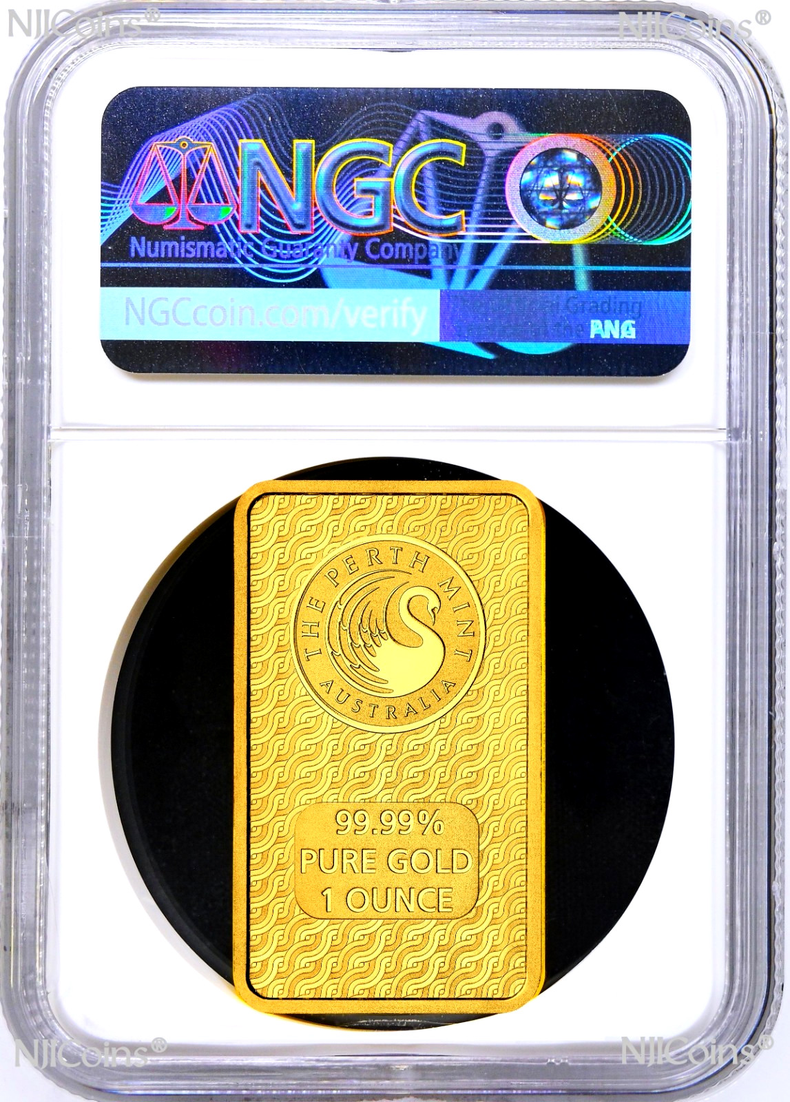 2026 Year of the Horse 1oz .9999 Gold Rectangle Perth Minted Bar NGC MS 70 Lunar