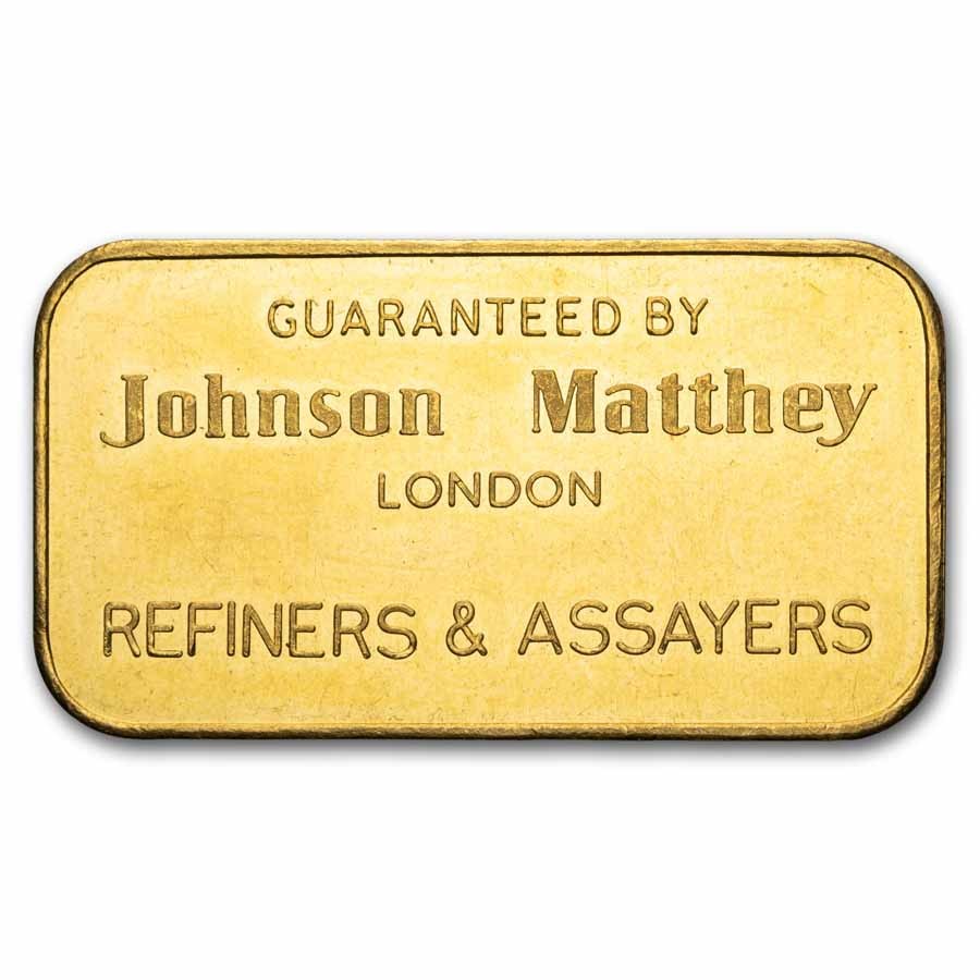 50 gram Gold Bar – Johnson Matthey-London