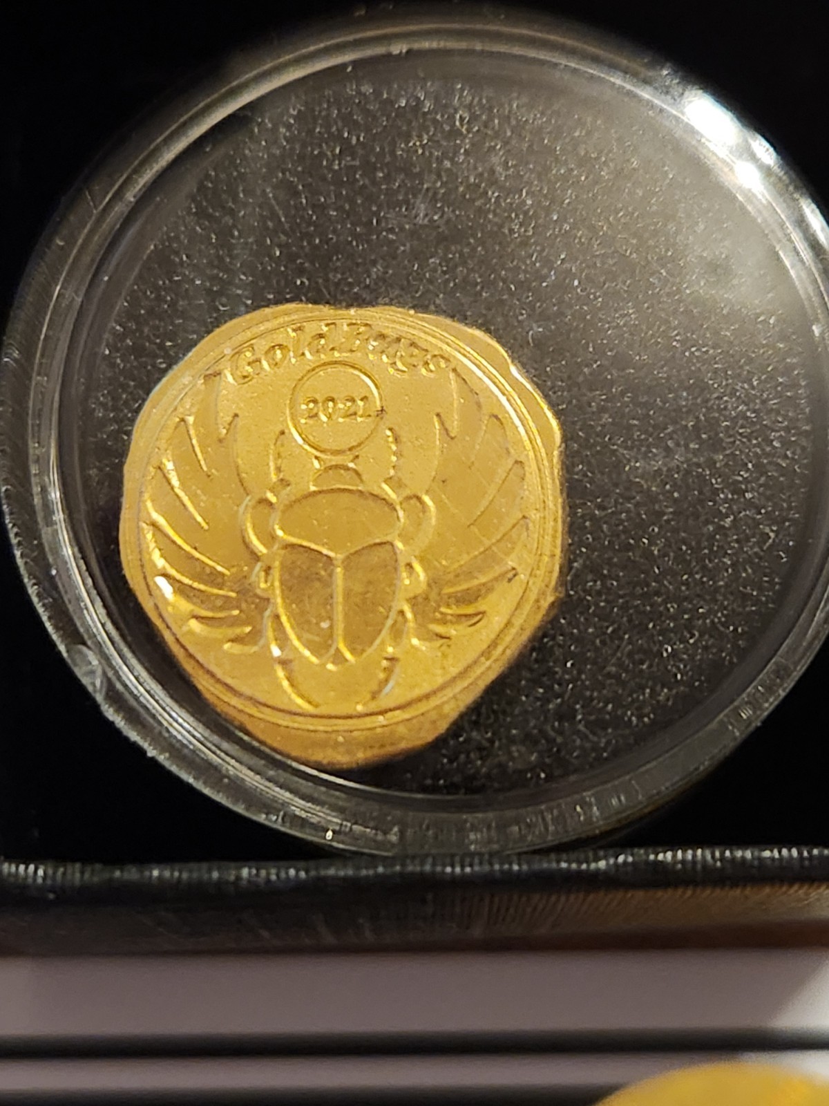 2021 1/4 oz Lithic Goldbug Scarab Round .999 Fine #440/707