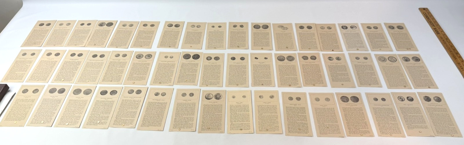 49 RARE Franklin Mint 14K Gold World Mini Coins ~25 Grams w/ COA Paperwork 1981
