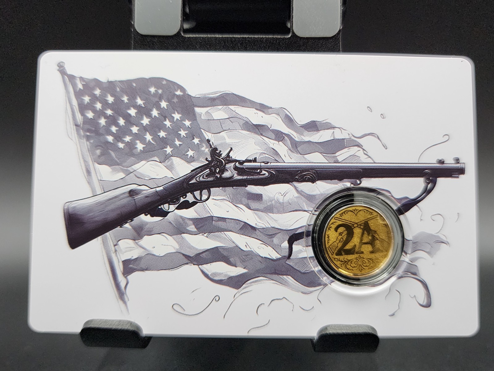 2A Second Amendment Fractional Gold Coin Premium Patriotic Collectible