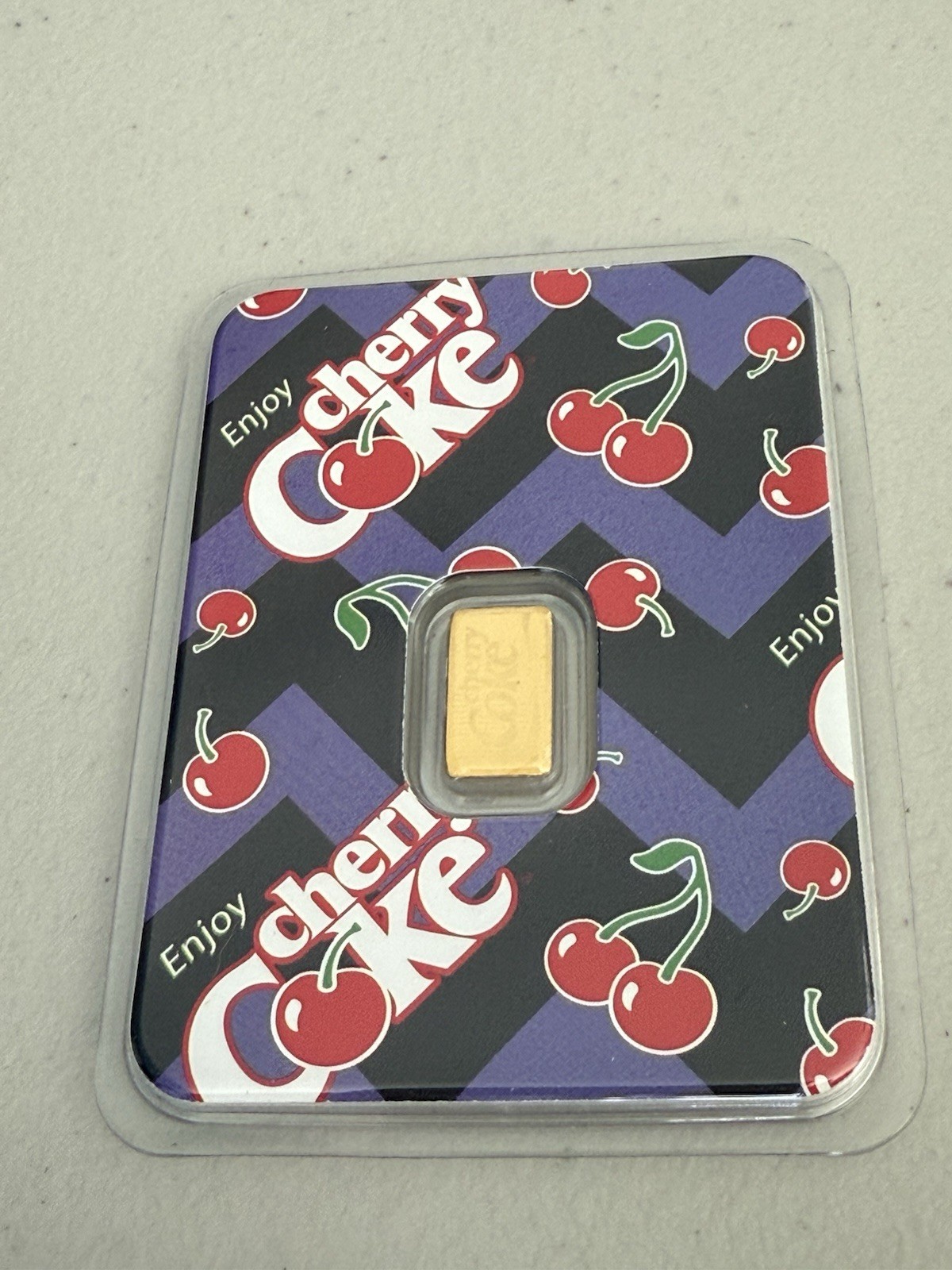 *RARE* 2 gram Gold Bar Coca-Cola® Cherry Coke Pamp MKS USA Minted 440 Mintage