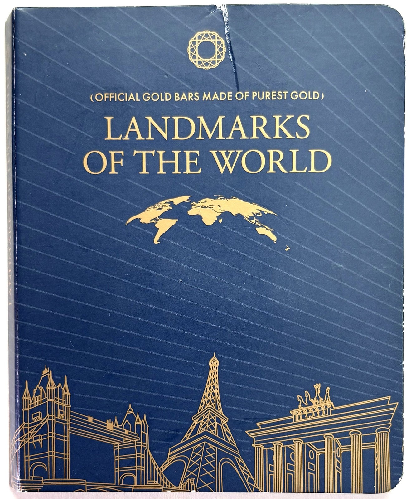2024 LANDMARKS OF THE WORLD ROME GOLD 1/200 oz .9999 FINE PROOF BAR IN CARD