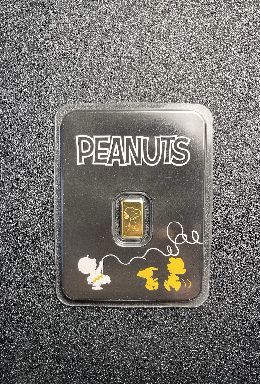 SUPER RARE 1/2 gram .9999 Fine Gold Pamp Bar – Peanuts® 75th Anniversary Peanuts