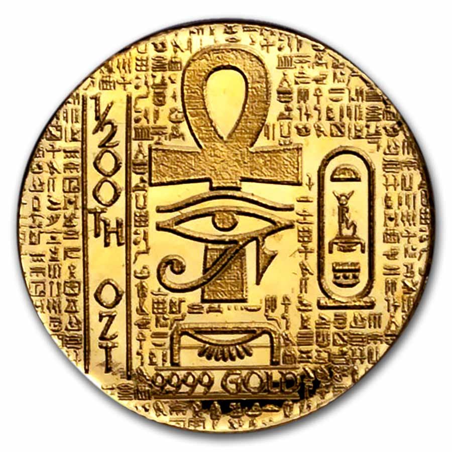 1/200 oz Gold Round: Egyptian Scarab – MPM