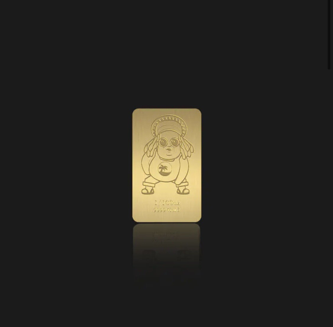 The CHIVE | APRIL GOLDEN FARLEY GAME PIECE | 1/100th Oz Gold Bar | SOLD OUT