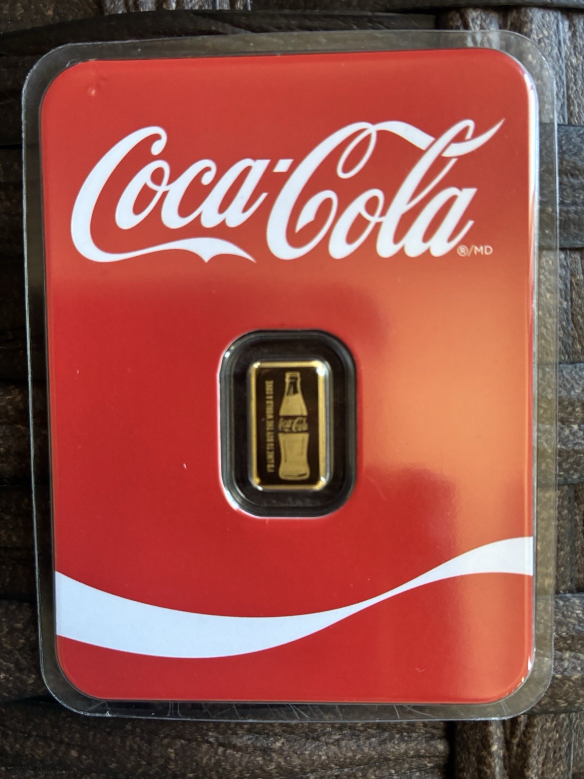 Coca-Cola .5g Gold Bar