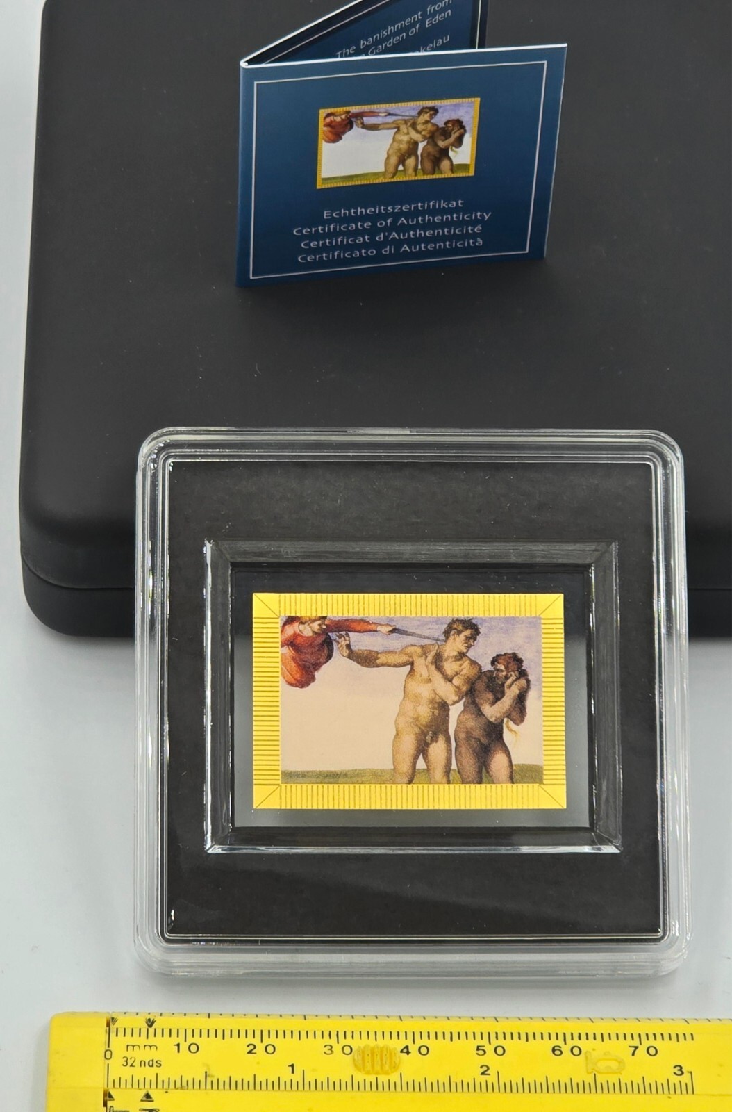 Michelangelo banishment from Eden 1/200 Oz Gold .999 coin Tokelau 2 dollars