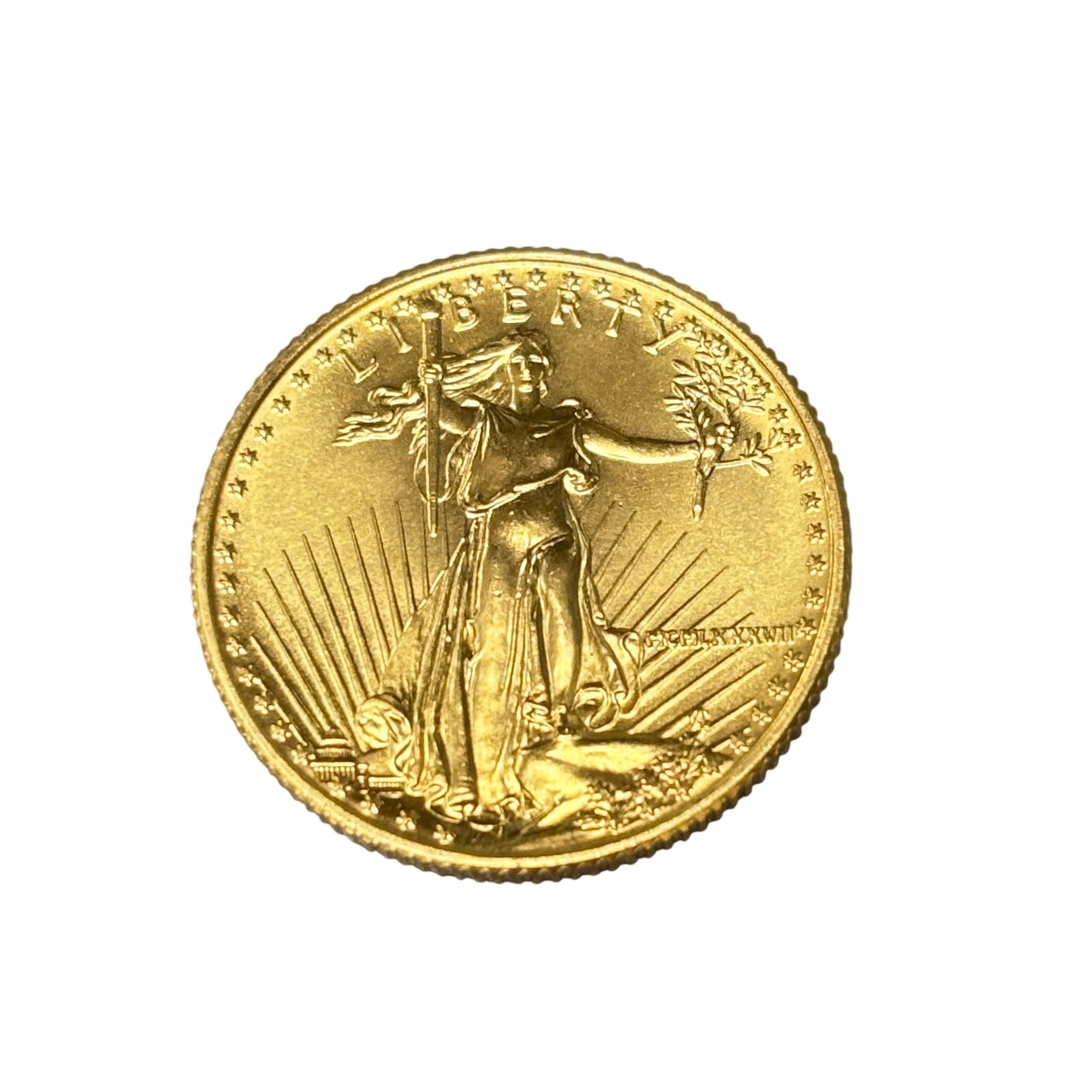 1987 1/4 OZ Fine Gold 10 Dollars 22-Karat American Gold Eagle Coin – 8031