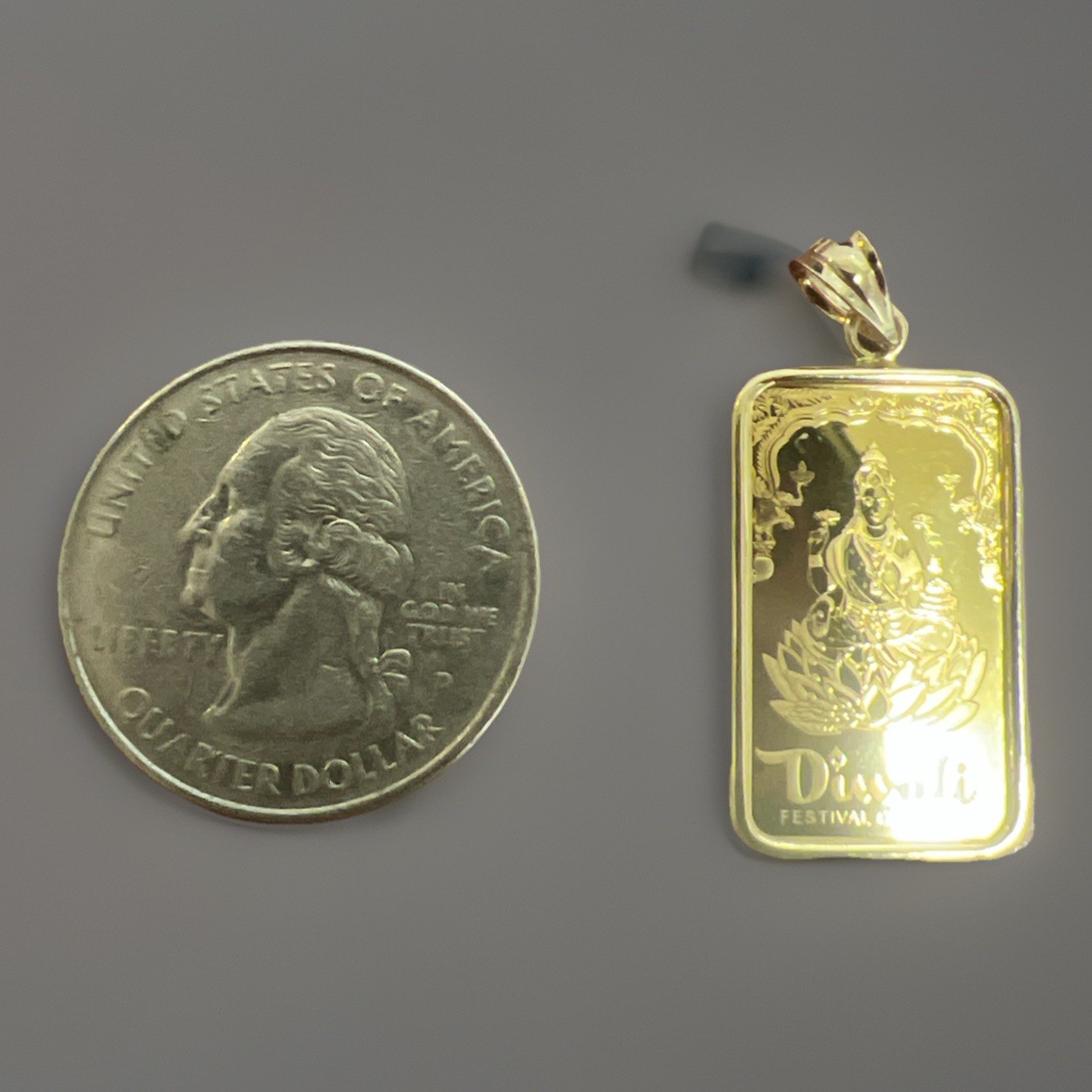Pamp 5 G 24K Gold Bar Diwali Festival Of Lights & FREE WITH PURCHASE 14K BEZEL!