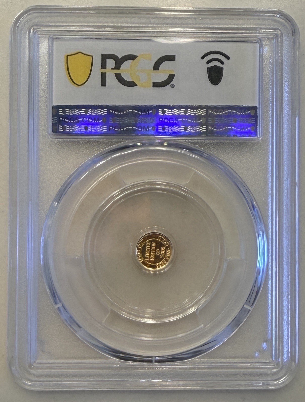 PCGS MS69 Colosseum Gold Round ND 1/500 oz Gold Precious Metal Content