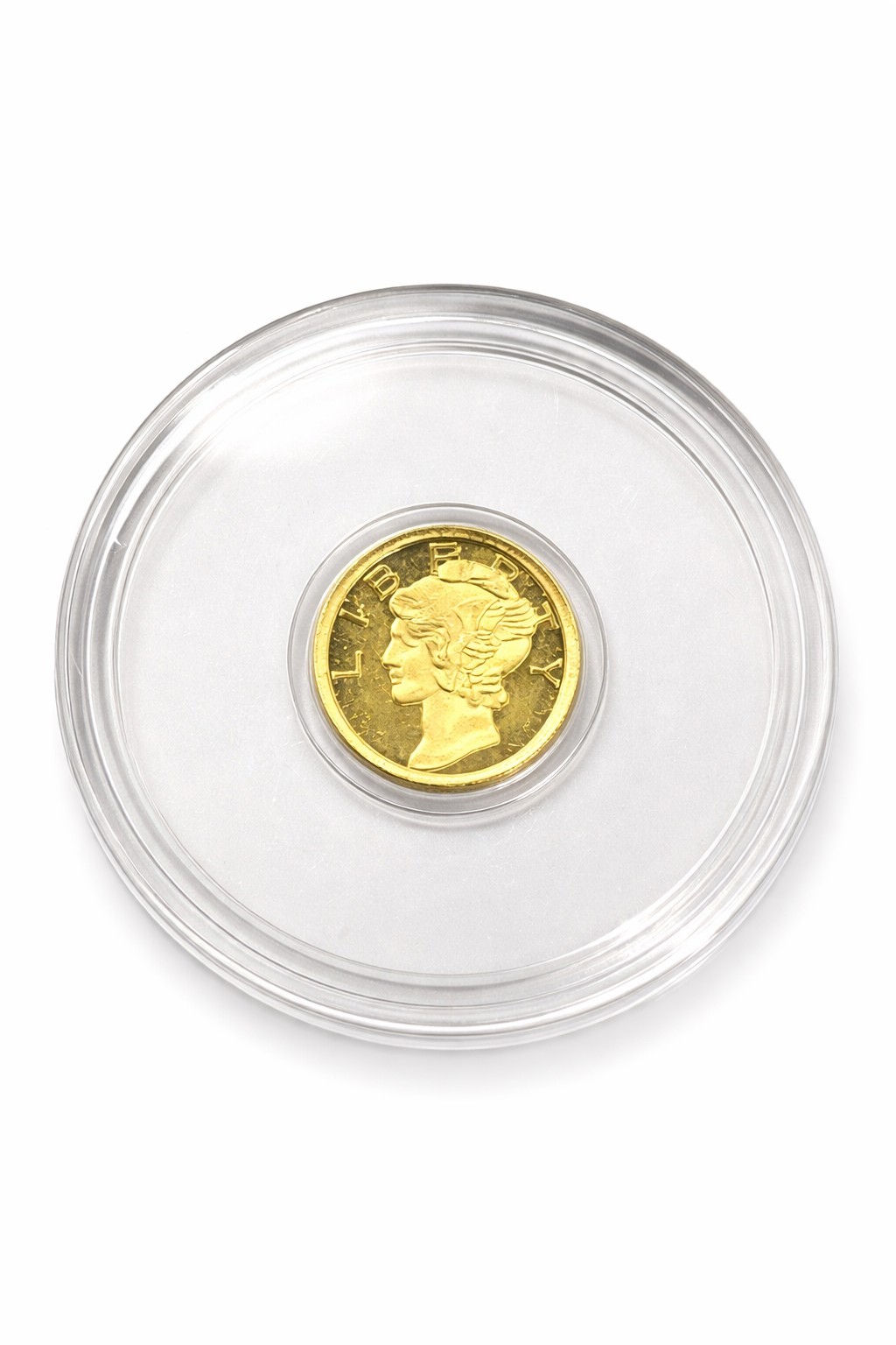 ✨ Mercury Gold Dime – 1/200 oz .9999 Pure Gold Round | Collectible Bullion ✨