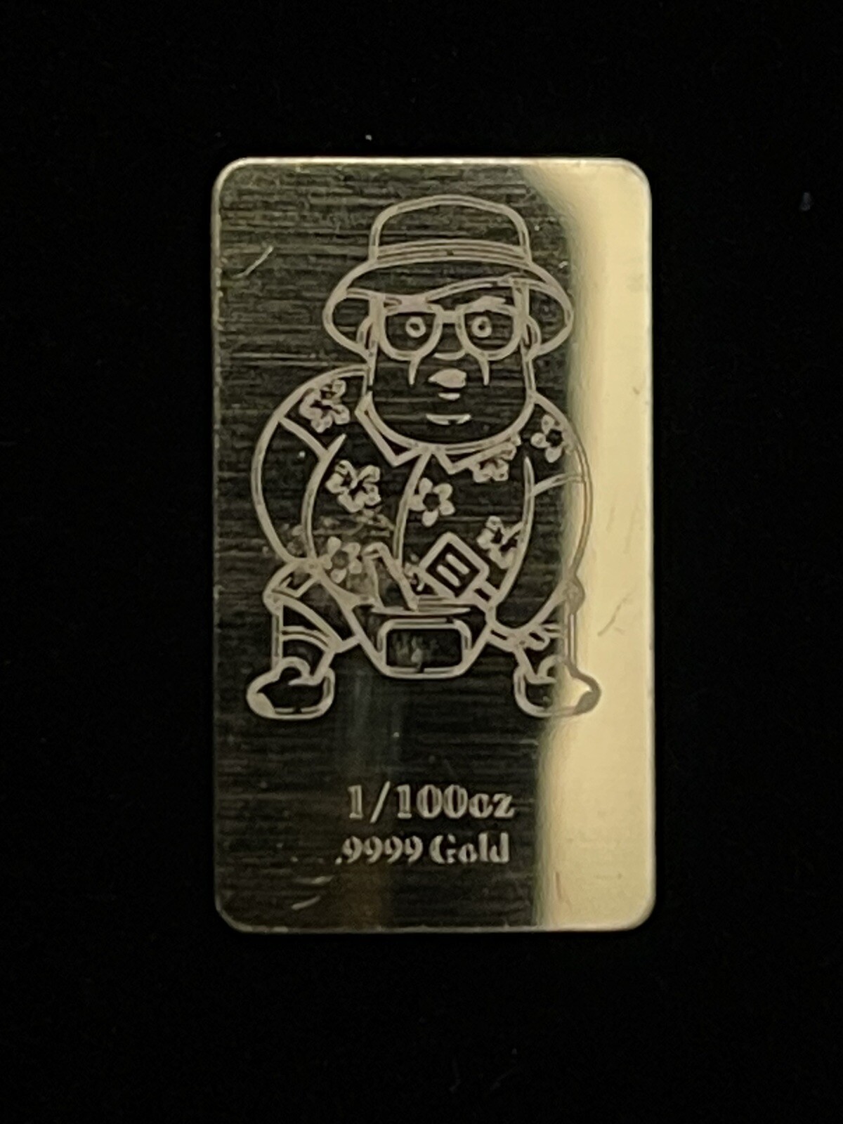 The CHIVE | JUNE GOLDEN FARLEY GAME PIECE | 1/100th Oz Gold Bar | SOLD OUT