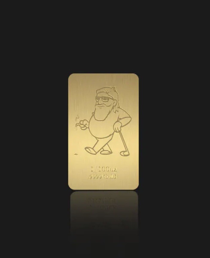 The CHIVE | John Daly | 1/100th Oz Gold bar | SOLD OUT