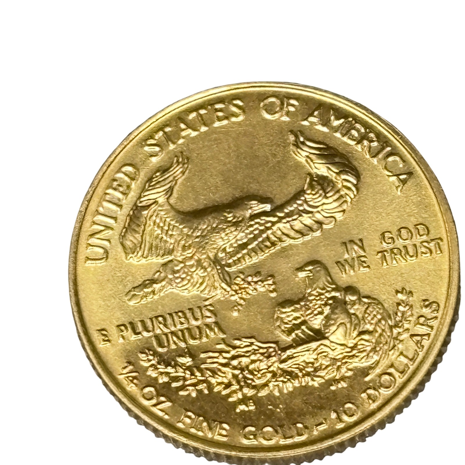 1987 1/4 OZ Fine Gold 10 Dollars 22-Karat American Gold Eagle Coin – 8031