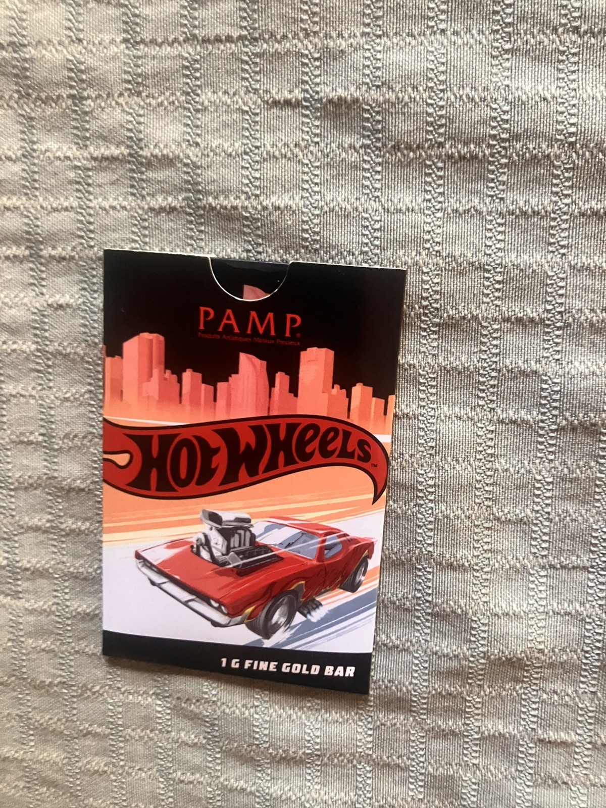 PAMP Suisse Hot Wheels Race to Win 1 Gram .9999 Fine Gold Bar – 5,000 Mintage