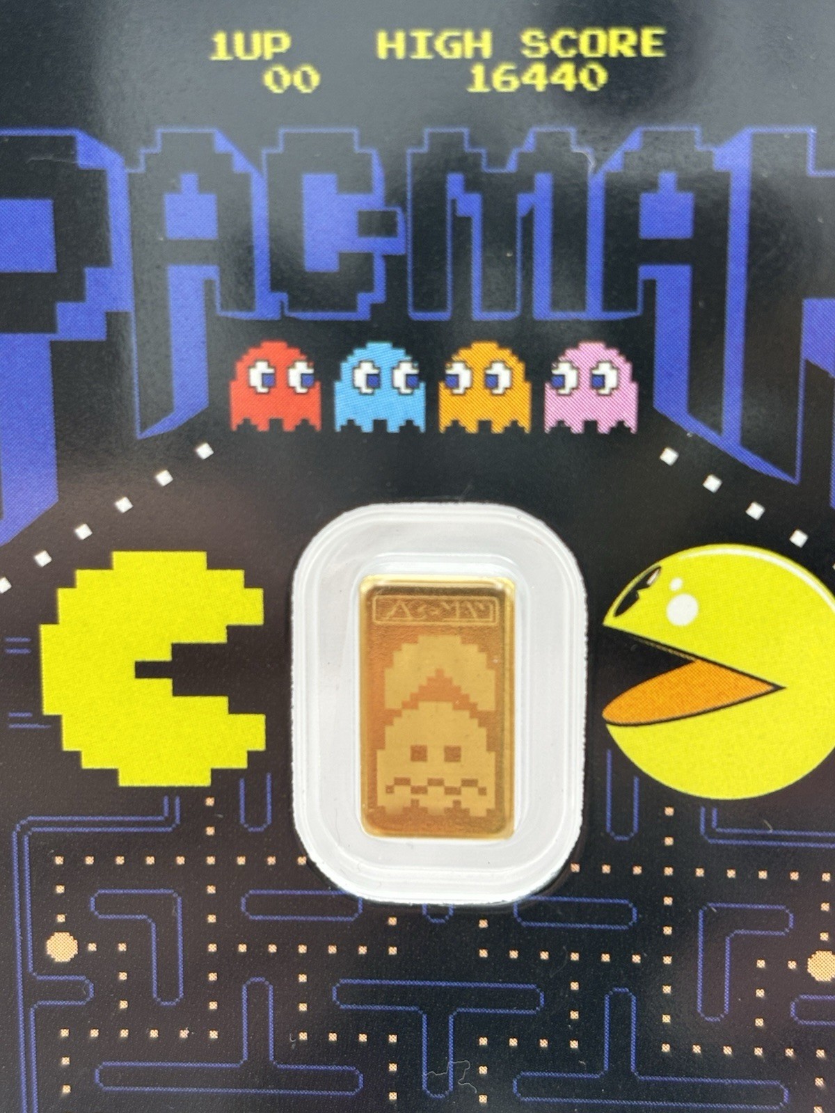2025 PACMAN 45th Anniversary 1g .9999 Gold Bar In TEP – Limited Mintage Of 6,000