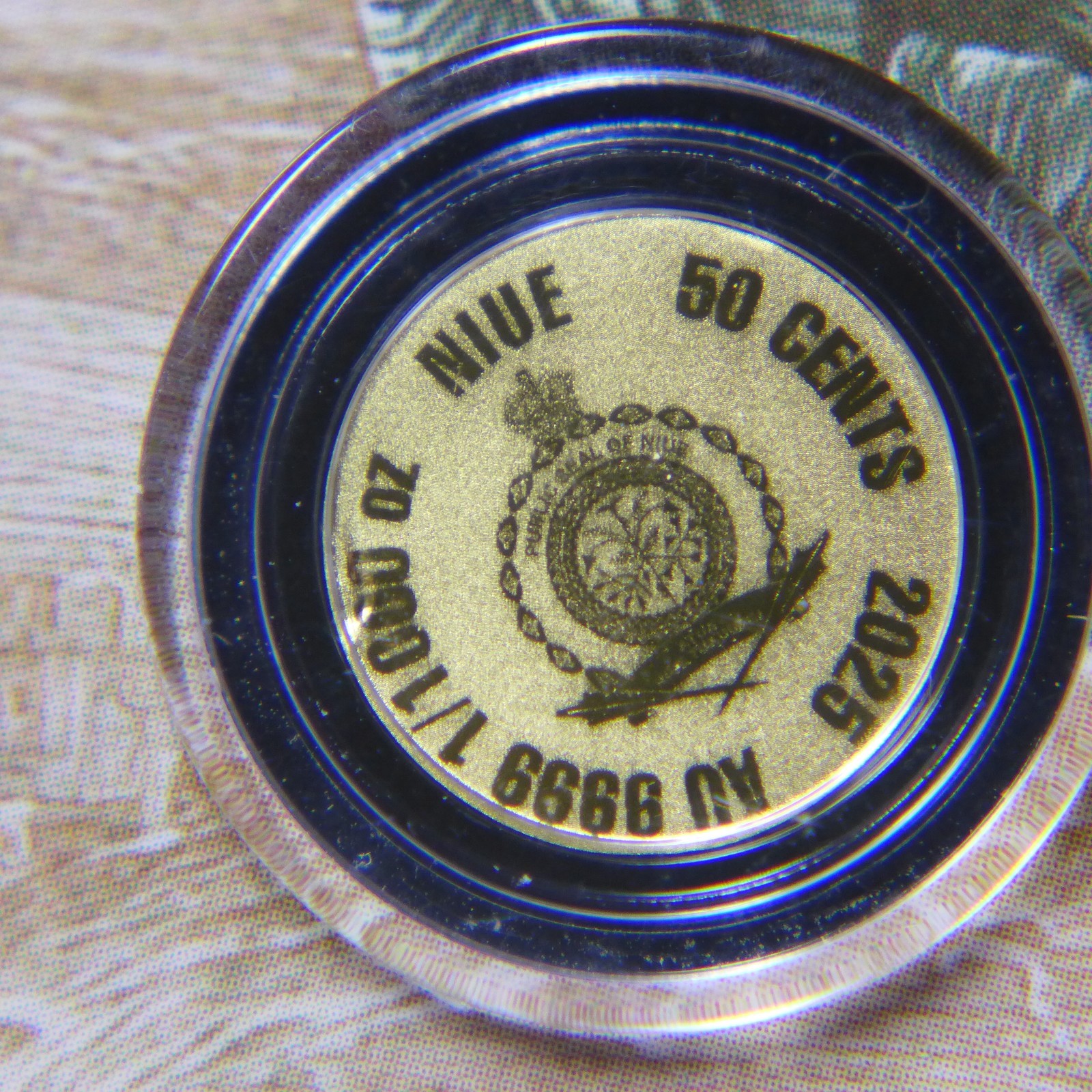 Lot of 6 – 1/1000th oz Gold Rounds Mix ~ Noah’s Arc, Magic Mushrooms, Cannabis..